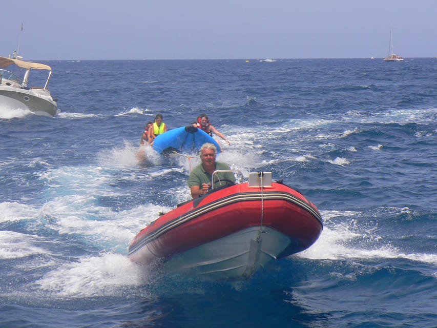 From Puerto Rico: Boat trip along the coast w/ Food & Drinks - Food and drinks: Basic vs Full Park can change the whole day