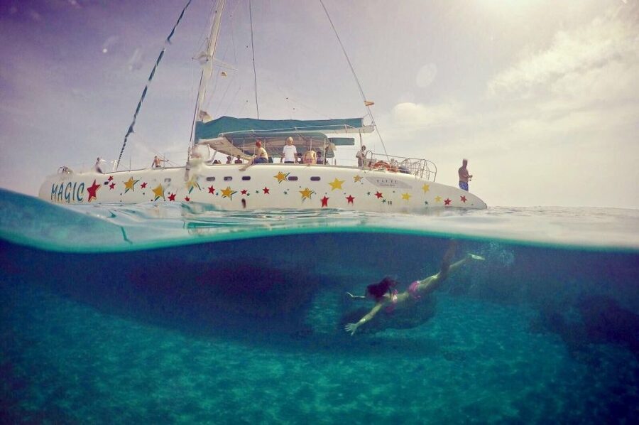 From Roses: Catamaran Cruise to Cap de Creus - Costa Brava by catamaran on Magic: what makes it feel different
