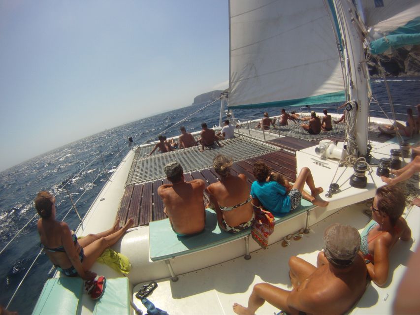 From Roses: Sailing Catamaran Cruise to Medes Islands - BBQ lunch onboard: what you eat while you’re still on the water