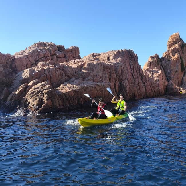 From Sant Feliu de Guíxols: Kayak and Snorkel in Costa Brava - The second paddle back: keeping the group together, ending strong