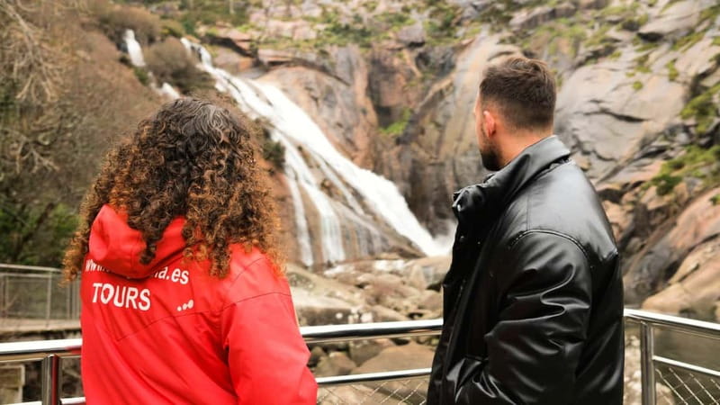 From Santiago: Finisterre, Muxía & Costa da Morte Tour - Ézaro Waterfall and the Xallas River plunge into the Atlantic