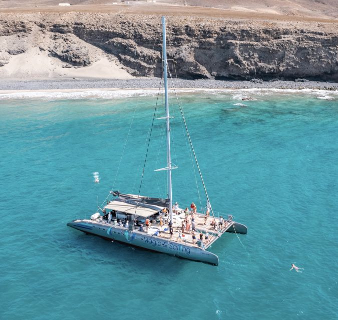 Fuerteventura: Magic Catamaran Trip with Food and Drinks - The 30-minute swim stop off Jandía, what to expect