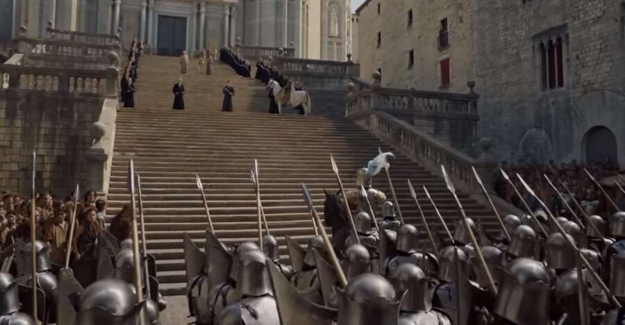 Girona: Game of Thrones Small Group Tour - Where You Start: Plaça Sant Feliu and Old Town Rhythm