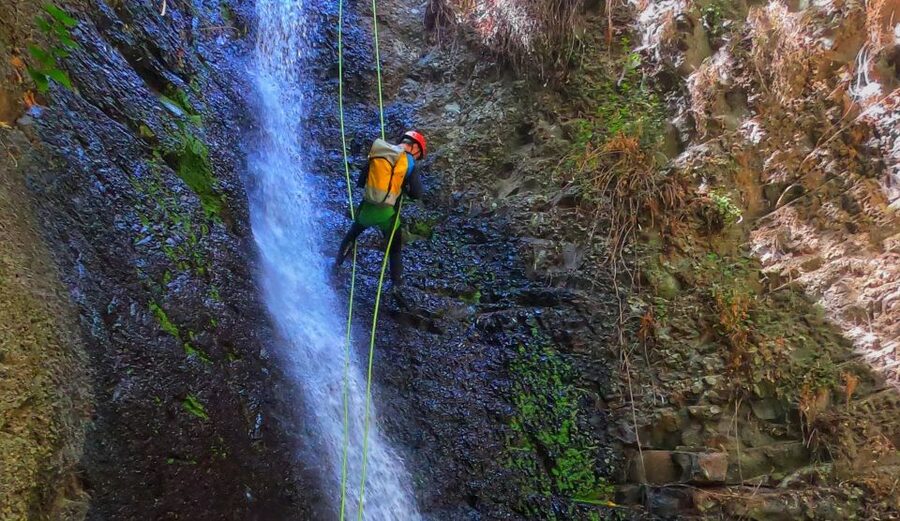 Gran Canaria: Canyoning Trip - Gear and safety: wetsuit, harness, and watched closely