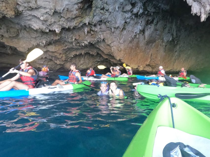 Granadella: Caló, Cova Llop Marí, and Ambolo Kayak Trip - Llop Marí Cave and the Island of the Discoverer: why the route is special
