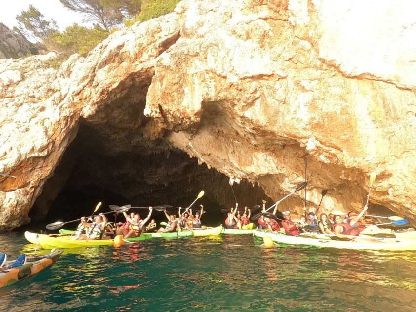 Granadella: Caló, Cova Llop Marí, and Ambolo Kayak Trip - What you get included for $53, and why it adds up