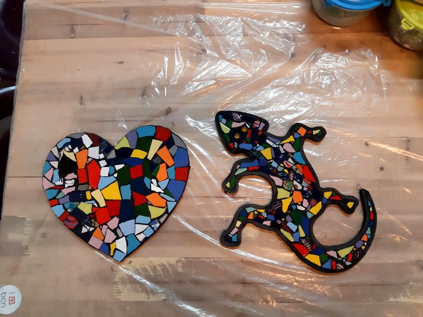 Guided Gaudí’s Trencadís Mosaic Workshop in Barcelona - The Grout Step: Why Your Finish Looks Better Later