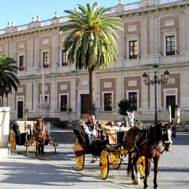 Horse-Drawn Carriage Ride Through Seville - Plaza de España: the postcard stop, done the easy way