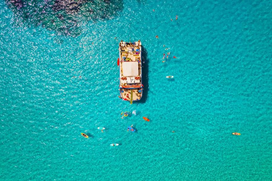 Ibiza: Beach Hopping Cruise w/ Paddleboard, Food, & Drinks - Paddleboards, snorkeling gear, and the secluded-bay play time