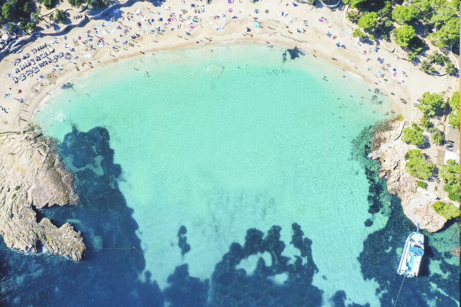 Ibiza: Beach Hopping Cruise w/ Paddleboard, Food, & Drinks - Onboard extras: glass-bottom views, multiple decks, and onboard fun