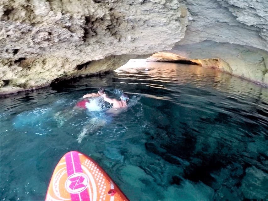 Ibiza: Sea Caves & Coves Snorkeling Paddle Boarding Tour - Cala Conta and the Western Nature Reserves: The Main Water-Time Moment