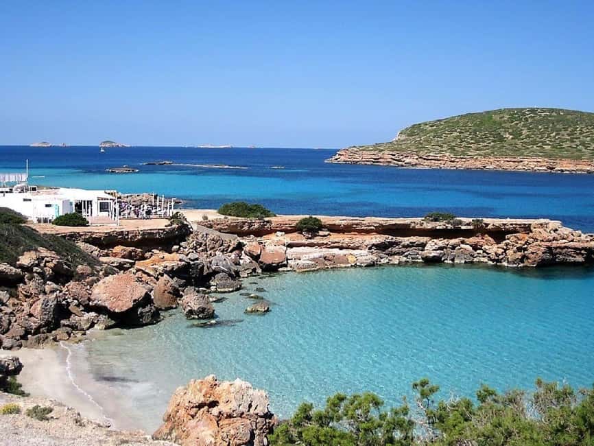Ibiza: Snorkeling, Sunset Beach and Cave Boat Trip - Cala Conta swim stop: clearer water and more time to enjoy SUP