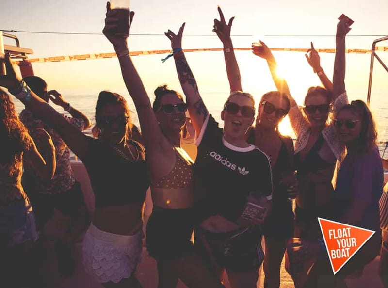 Ibiza: Sunset Boat Party Cruise with DJs with 2 Clubs - The party atmosphere: crowd mix, music variety, and onboard energy