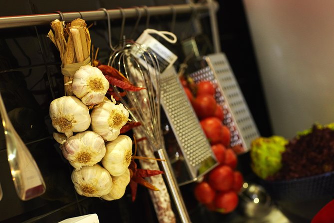 Interactive Paella & Market: Bottomless Wine & Rambla Views - Catalan Cream for Dessert, Plus a Recipe PDF You’ll Use