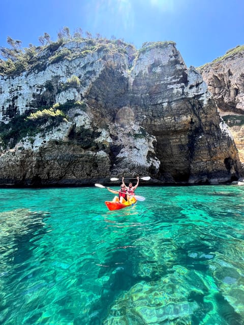Jávea: Cala Portixol Kayak Tour with Snorkel & Cliff Jumping - Cala el Pom snorkeling: clear water, caves, and real saltwater fun