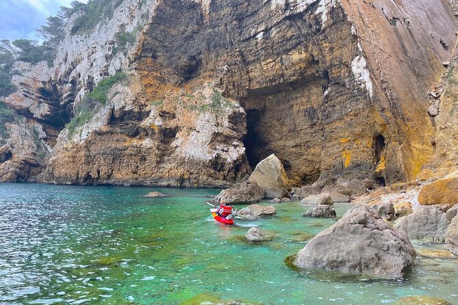 Kayak Paradise: Cala Portixol Snorkel, Cave & Cliff Jumping Tour - What the guides actually do well, including names you may hear