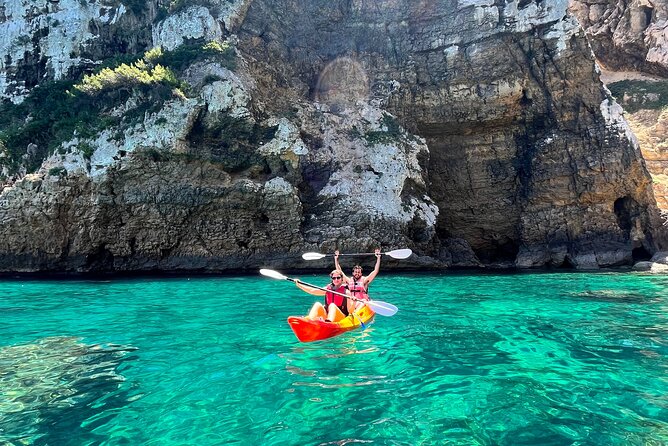Kayak Paradise: Cala Portixol Snorkel, Cave & Cliff Jumping Tour - Meeting point and morning timing: 9:00 start, back at the same place