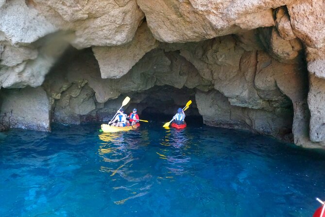 Kayaking Adventure Route with Snorkeling in Mogan Caves - Snorkeling stop tips: how to see more fish without panicking