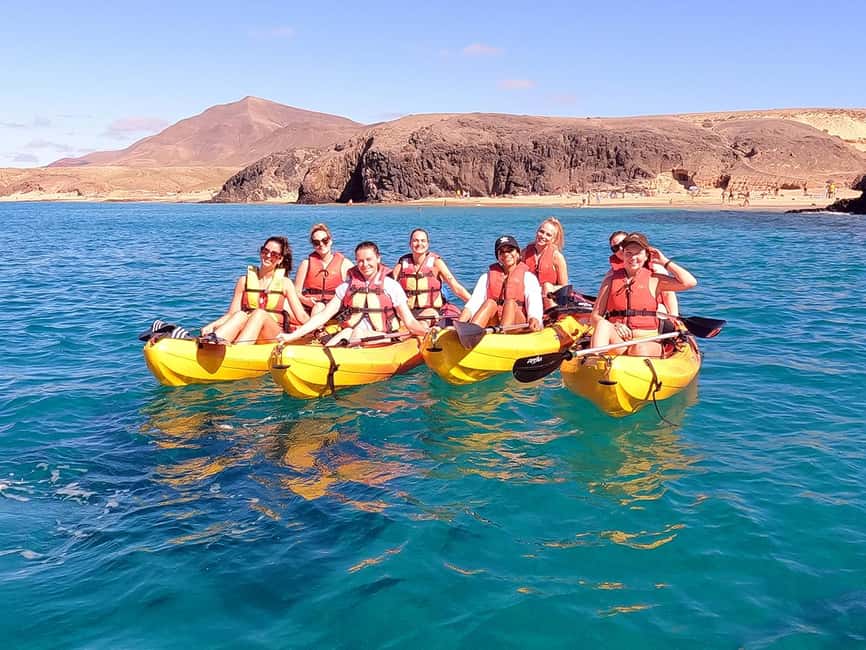 Lanzarote: Kayak and Snorkeling at Papagayo Beach - The 1-Hour Kayaking Out: Coast Views, Technique, and Quick Photo Stops