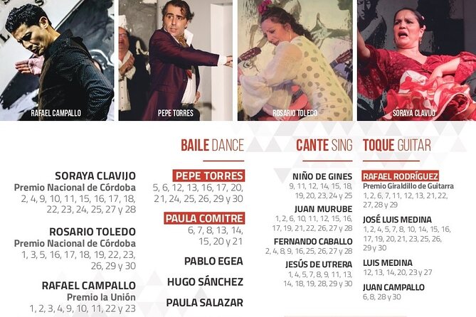 Los Gallos Flamenco Show Admission Ticket - What Happens on Stage: The Santa Cruz Flamenco Experience