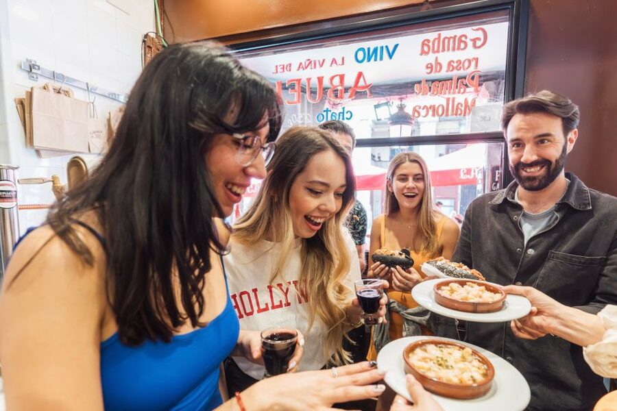 Madrid Guided Food Tour with Tapas and Spanish Wine - What you’ll eat: nine tapas plus dessert, traditional and modern