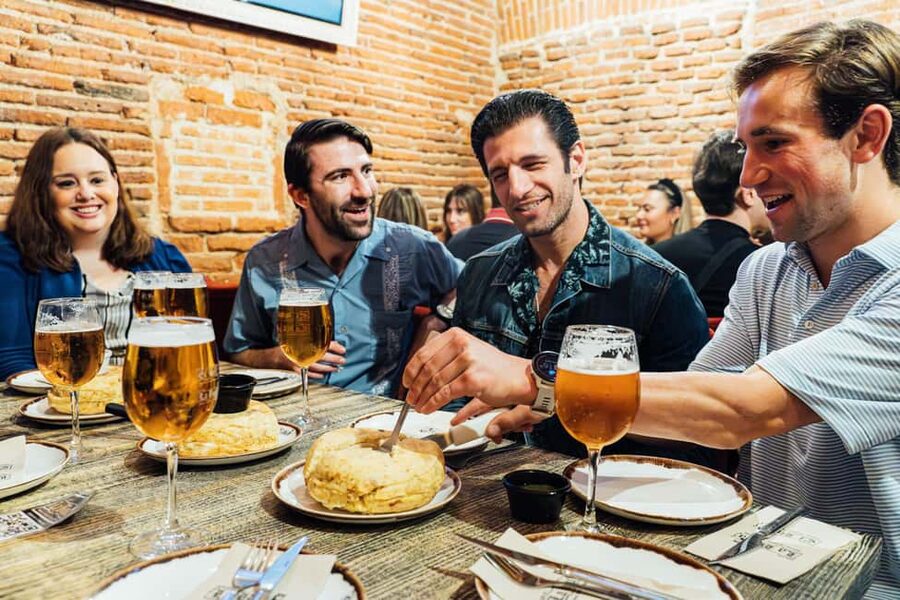 Madrid Guided Food Tour with Tapas and Spanish Wine - Drinks plan: wine, vermouth cocktail, tinto de verano, or alcohol-free