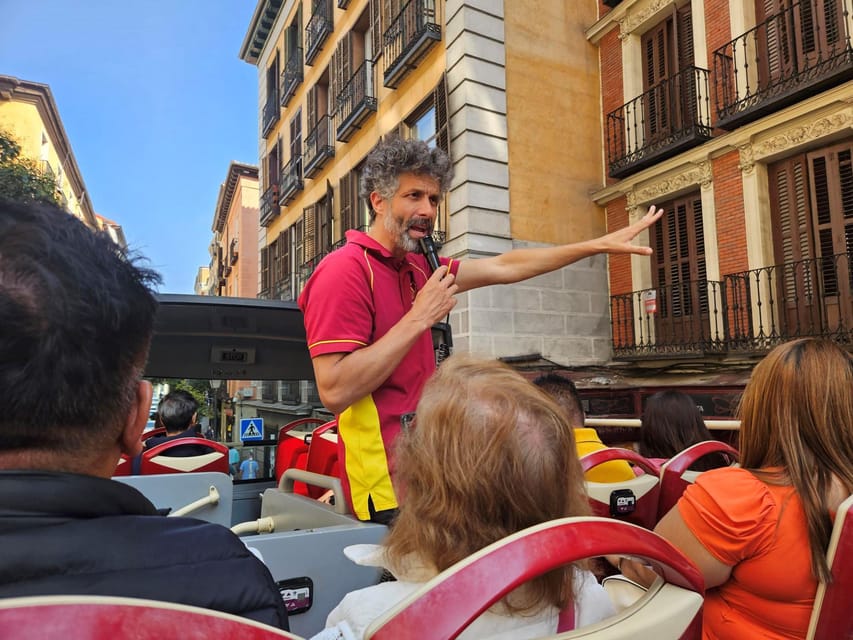 Madrid: Open-Top Big Bus Sightseeing Tour with Live Guide - Entering Madrid Through One Easy Loop