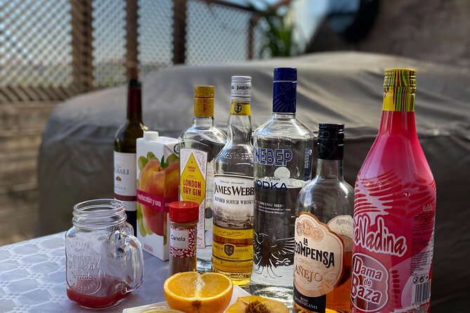 Madrid: Paella & Sangria Classes- Seafood, Chicken & Vegan option - Sangria First: Traditional Mix, Not Just a Pour