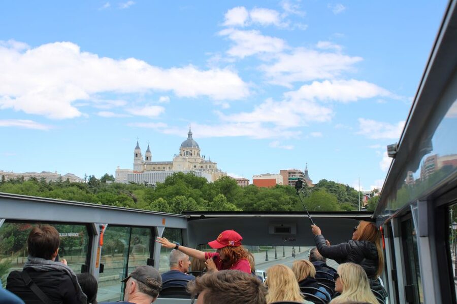 Madrid: Panoramic Open-Top Bus Day or Night Tour with Guide - The Route, Stop by Stop: From Prado to Atocha Station