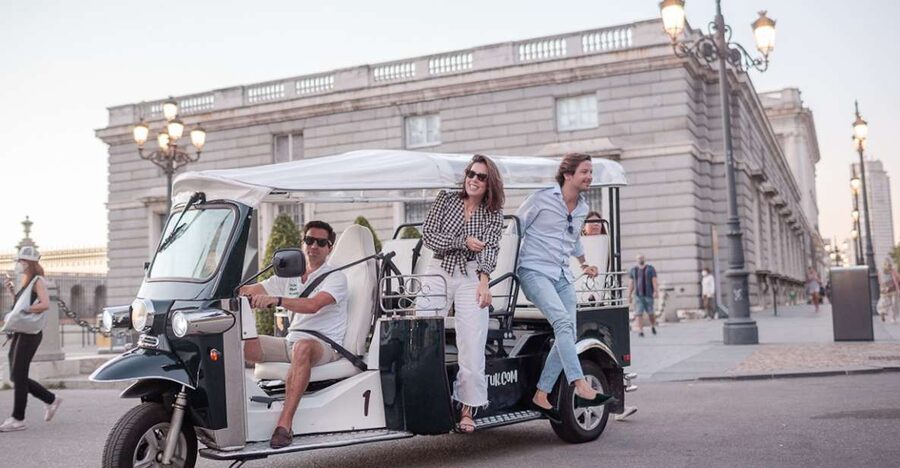 Madrid: Private City Tour by Eco Tuk Tuk - From San Miguel to Atocha: getting your mental map of central Madrid