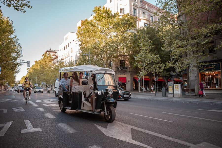 Madrid: Private City Tour by Eco Tuk Tuk - San Jerónimo el Real to Buen Retiro: the city’s softer side