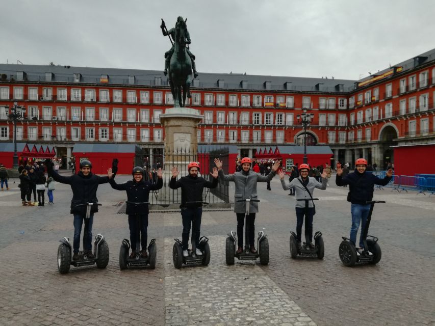 Madrid Private Segway tour. Retiro Park - Centro Historico - Plaza de la Villa and the Centro Backdrop