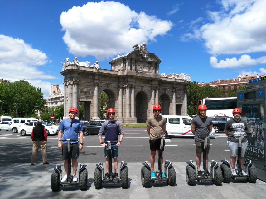 Madrid Private Segway tour. Retiro Park - Centro Historico - Passing Madrid’s Major Sight Strings: Sol, Opera, Prado, Santa Ana