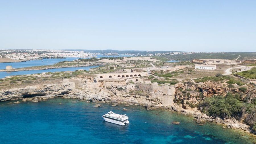 Mahon: Harbor Boat Tour with Underwater Viewing & Commentary - Panoramic Deck Time, City Views on One Side and Menorca on the Other