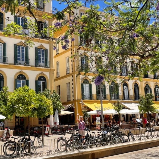 Malaga: Castle Hill and Fisherman Village E-Bike Tour - Miramar Palace area and the Hemingway reference you can actually see