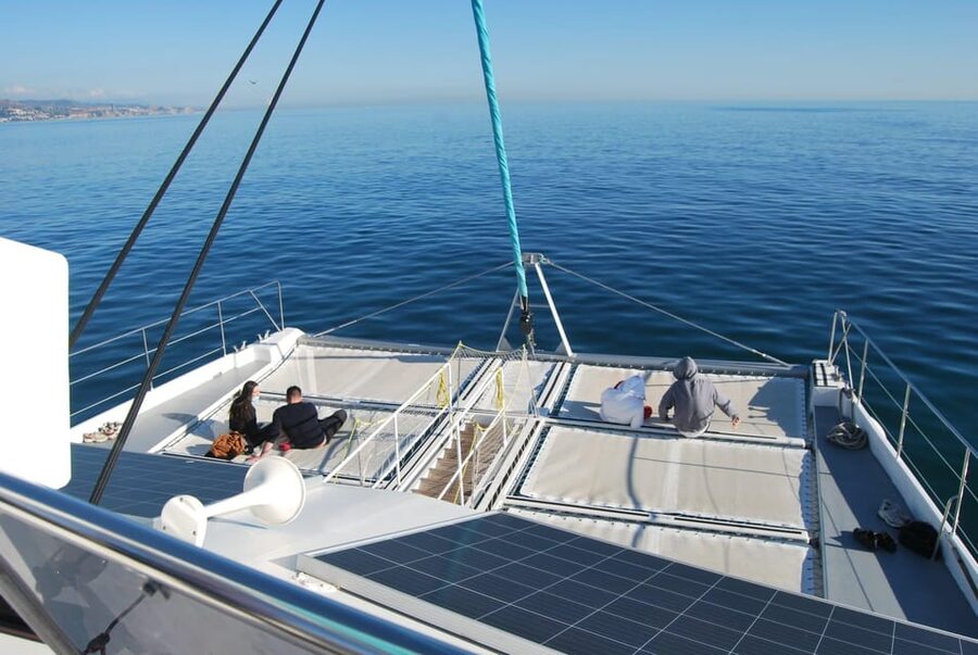 Malaga: Catamaran Sunset or Night Cruise w/ Live DJ & Drink - Drinks and bar reality: included cava, then pay as you go