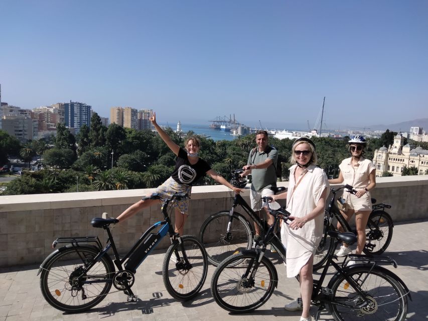 Malaga: Guided E-Bike Tour - Mount Gibralfaro views, Alcazaba walls, and the downhill payoff