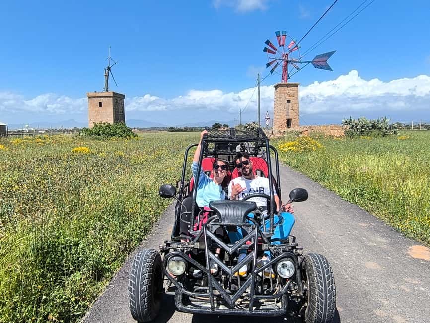 Mallorca: Buggy Tour Adventure with Cove Swimming - S’Arenal seafront segment: where the coast breeze starts