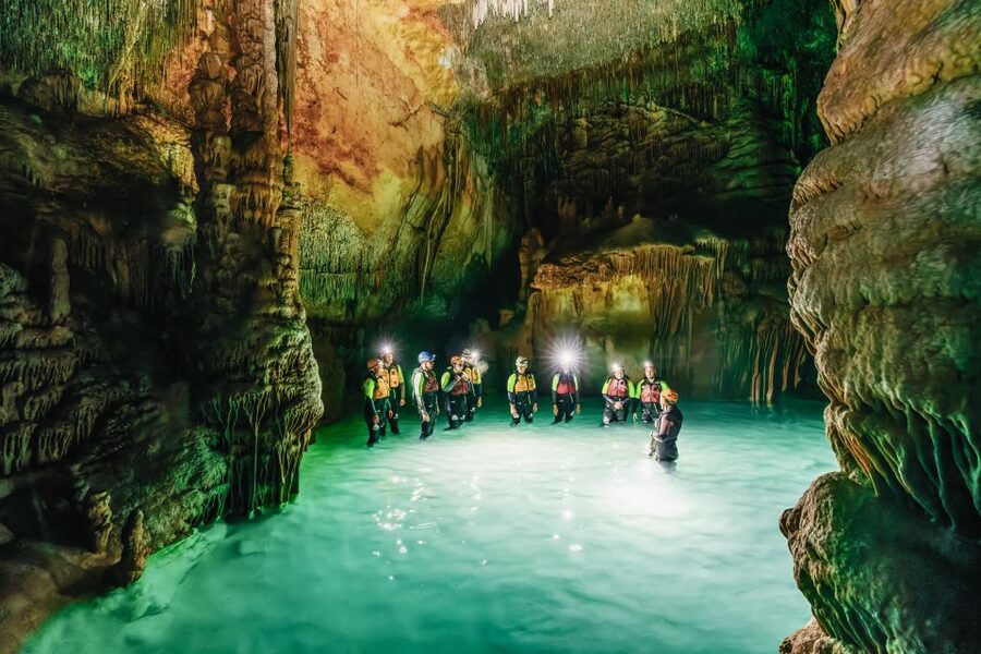 Mallorca: Cova des Coloms Caving Trip with Hotel Transfer - Swim out to the sea cave: no experience needed, but respect the water