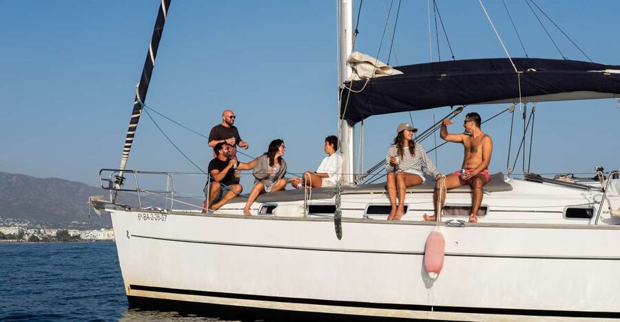 Marbella: Sailing & Dolphin Watching with Snacks and Drinks - How the dolphin search works when the sea is doing its thing