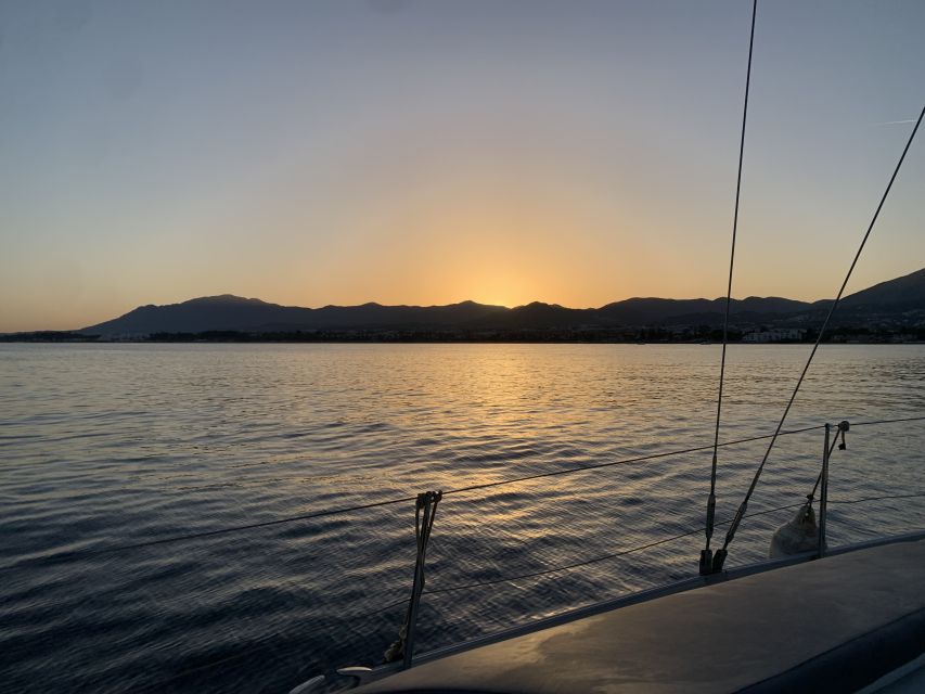 Marbella: Sunset Sailing Trip with Drinks and Snacks - What you will see: Estepona views, dolphins, and that last-light magic