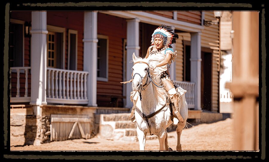 Maspalomas: Tickets to Sioux City Park - Main Street and the real buildings you can step into