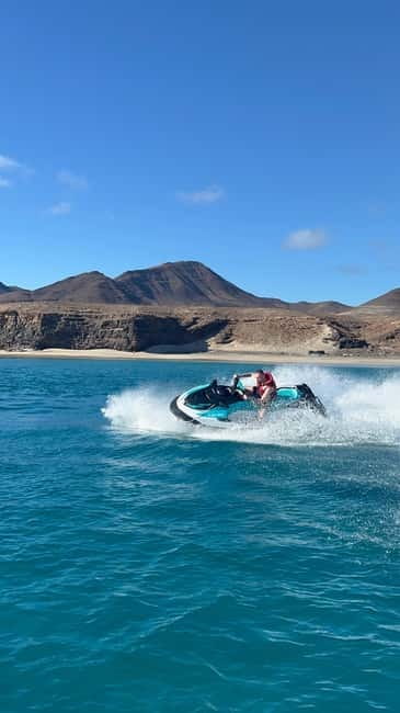 Morro Jable: Guided Jet Ski Safari (without license) - Jandía marine life viewing: how to think about flying fish and cetaceans