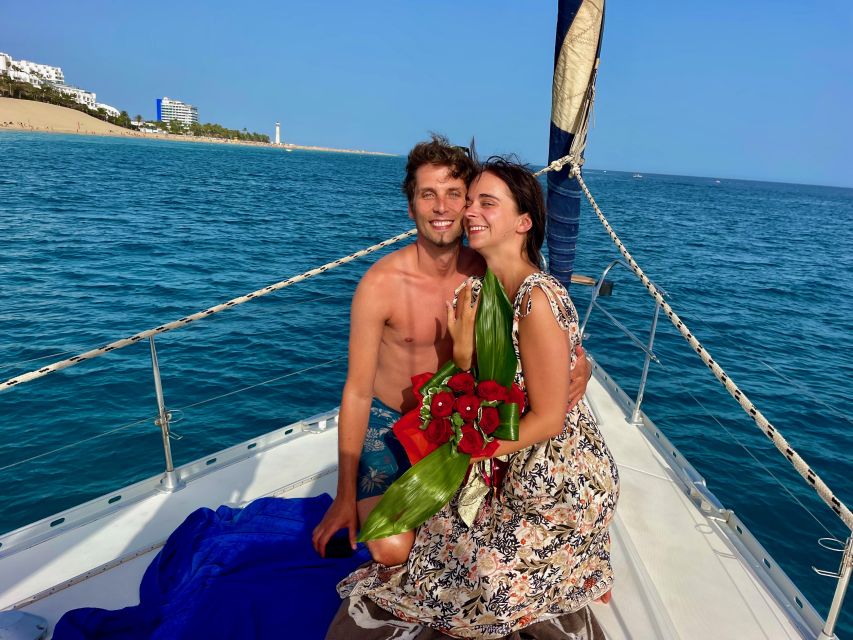 Morro Jable: Sailing Boat Excursion with Food and Drinks - Taking the wheel, even if you have never steered a yacht