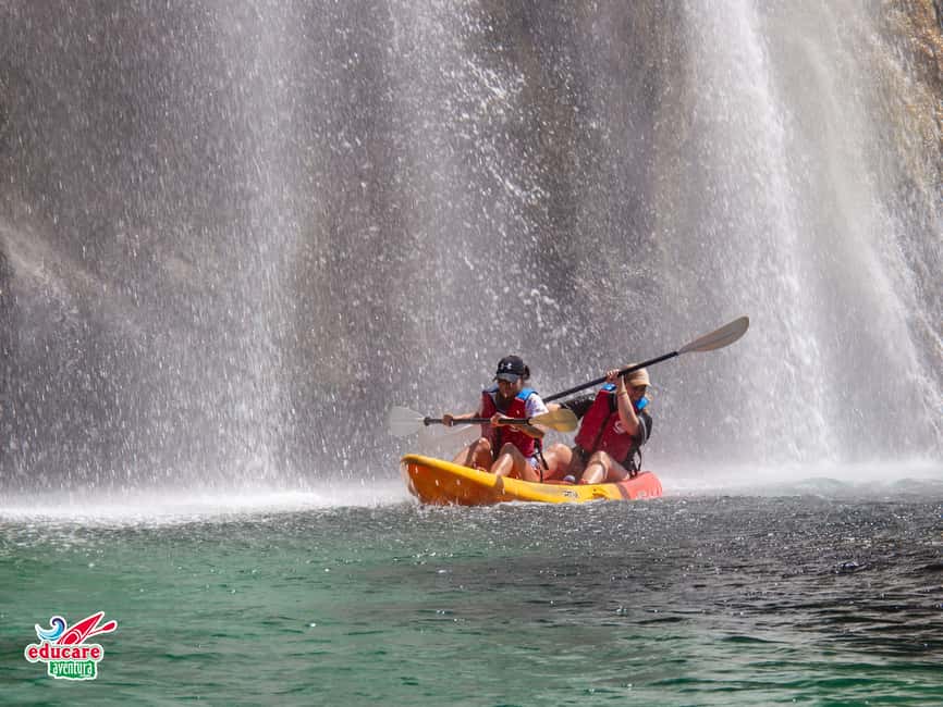 Nerja: Free kayaking route (without a tour guide). 2.5-hour tour. Nerja-Maro Waterfall. - Quick hits before you paddle