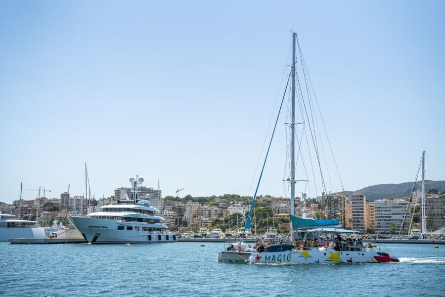 Palma de Mallorca: 5-Hour Catamaran Cruise with Lunch & Swim - First Anchor Stop: Swim and Snorkel in Water That Feels Too Clear