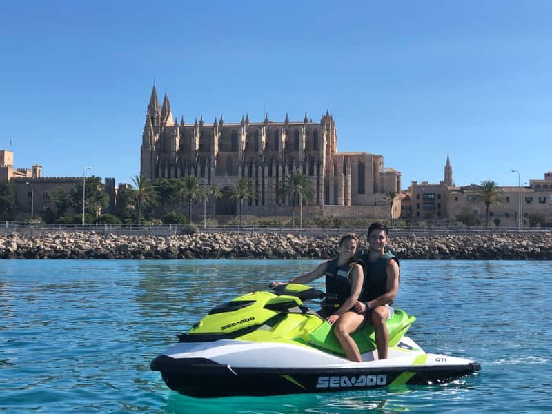 Palma de Mallorca: Jetski Tour to Palma Cathedral - Jetskis and Palma Bay, the part you will remember