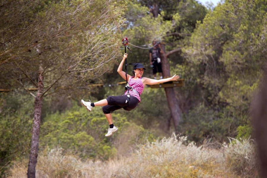 Palma: Family or Sports Course Adventure at Forestal Park - Sport Course: longer circuits, 200m zip lines, and the Tarzan swing
