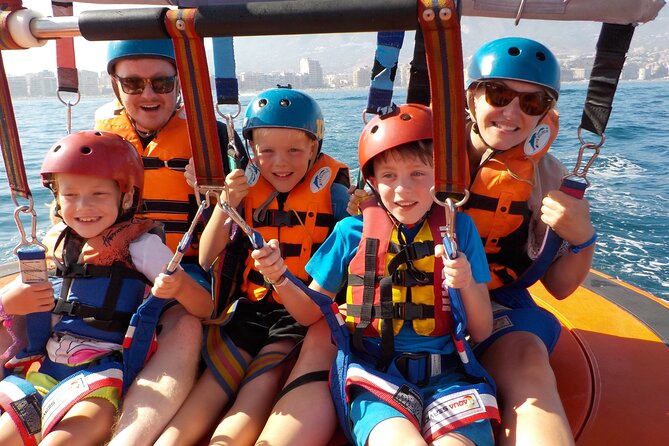 Parasailing in Fuengirola - The Highest Flights on the Costa - Your flight: what the harness moment feels like