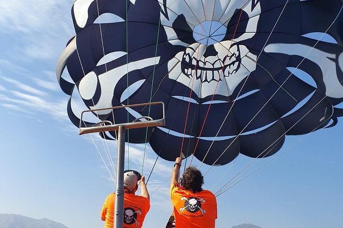 Parasailing in Fuengirola - The Highest Flights on the Costa - Value for money on the Costa del Sol
